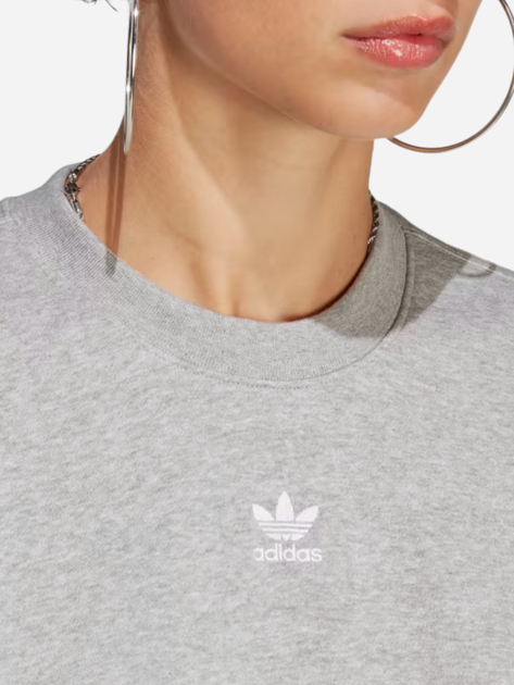 Bluza damska bez kaptura adidas Adicolor Essentials Crew IA6499 L Szara (4066752011301) - obraz 4
