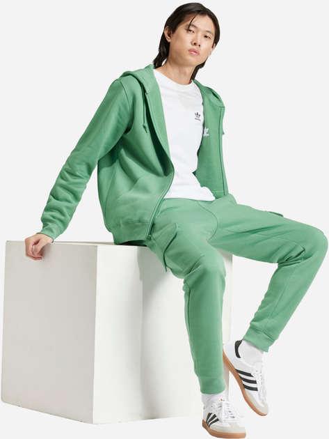 Толстовка чоловіча adidas Trefoil Essentials IR7841 S Зелена (4066757204432) - зображення 3