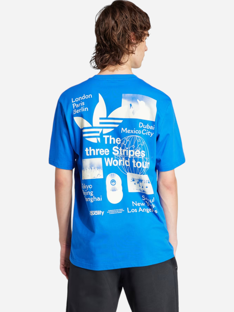 T-shirt męski bawełniany adidas BT Originals IS0182 S Niebieski (4067887816120) - obraz 2