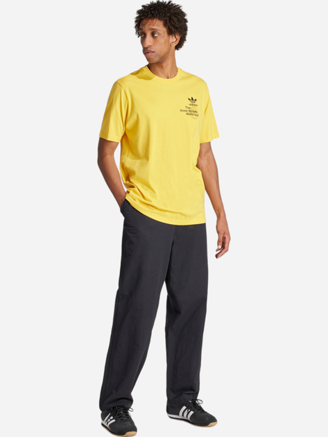 Футболка бавовняна чоловіча adidas BT Originals IS0183 S Жовта (4067887817127) - зображення 3