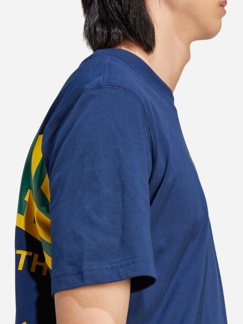 T-shirt męski bawełniany adidas VRCT Originals IS0184 S Granatowy (4066759618404) - obraz 5
