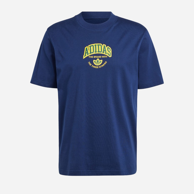 T-shirt męski bawełniany adidas VRCT Originals IS0184 S Granatowy (4066759618404) - obraz 6