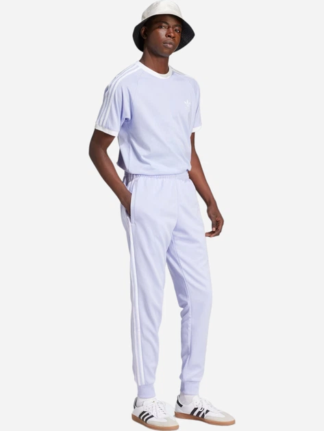 T-shirt męski bawełniany adidas Adicolor Classics IS0614 M Lawendowa (4066759680463) - obraz 3