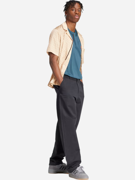 Футболка бавовняна чоловіча adidas Leisure Note IS2919 L Блакитна (4067887646468) - зображення 3