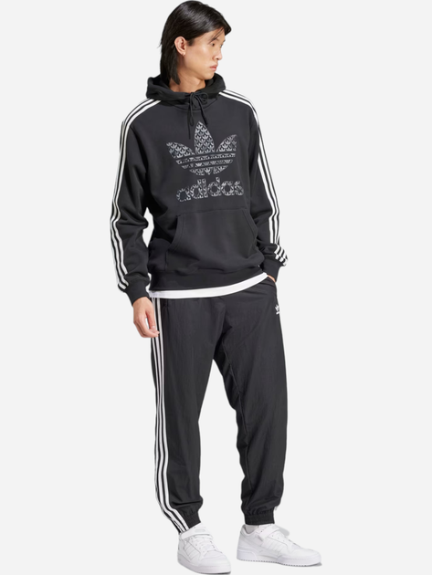Bluza męska z kapturem oversize adidas Classic Mono Graphic IS2933 XL Czarna (4066759468955) - obraz 3