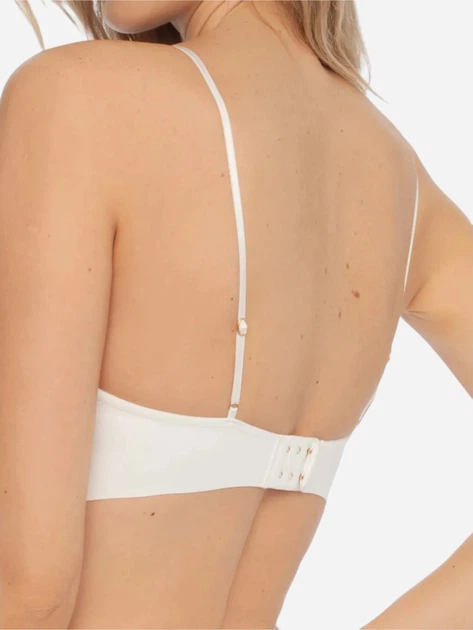 Biustonosz damski Push-up z koronką Esotiq 41331-00X 65E Biały (5903972253946) - obraz 4