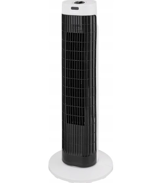 Колонный вентилятор Cronos TW-1903 80 см 45 Вт 3 скорости работы Бело-черный - Фото 14 Колонный вентилятор Cronos TW-1903 80 см 45 Вт 3 скорости работы Бело-черный - изображение 14