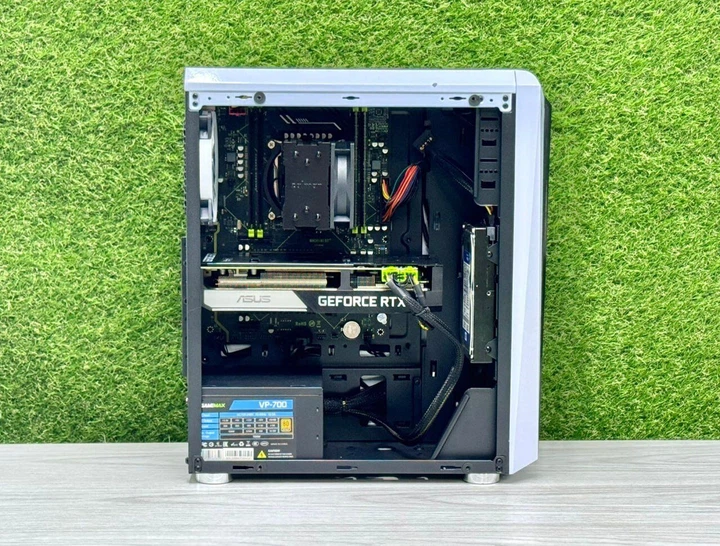 Игровой ПК 1stPlayer R5-3R1-WH Color LED White Tower / Intel Xeon E5-2690 v3 (12 (24) ядер по 2.6 - 3.5 GHz) / 32 GB DDR4 / 256 GB SSD + 1000 GB HDD / nVidia GeForce RTX 3070, 8 GB GDDR6, 256-bit / 700W б/у - изображение 4