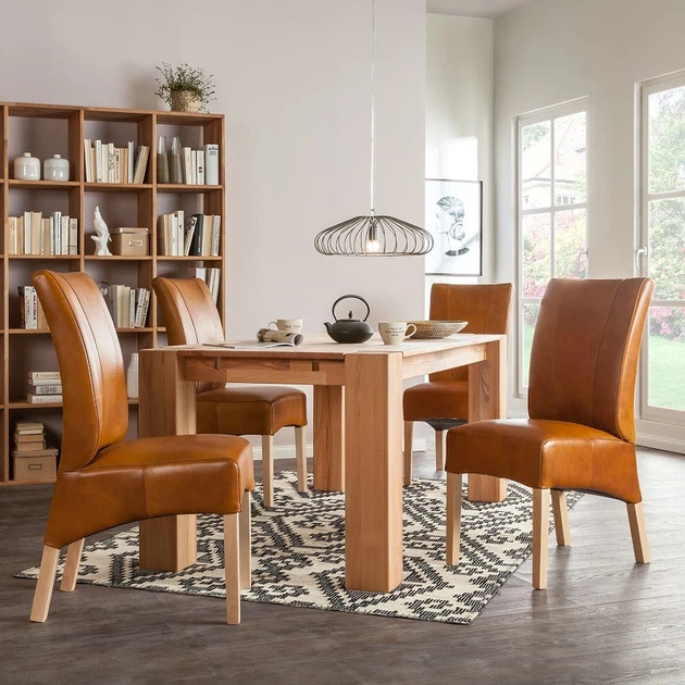 Стол обеденный в гостиную, кухню ST013 180x90 дерево бук Mobler - изображение 4