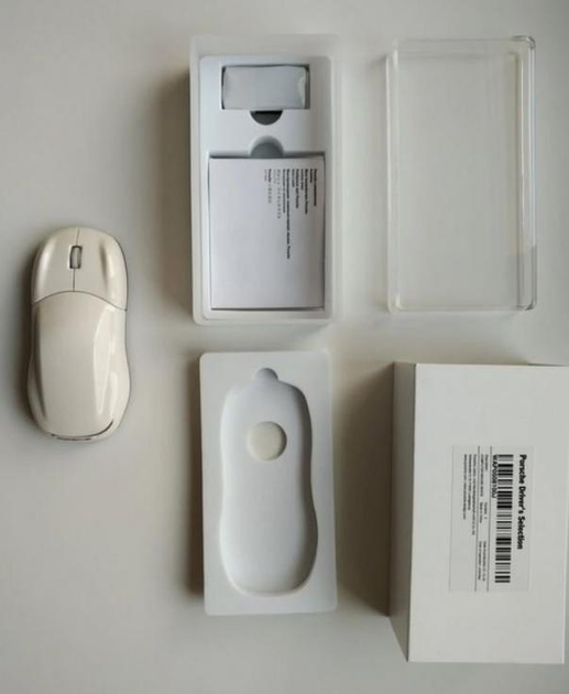 Мишка оригинальная Porsche Computer Mouse 911 White - изображение 3