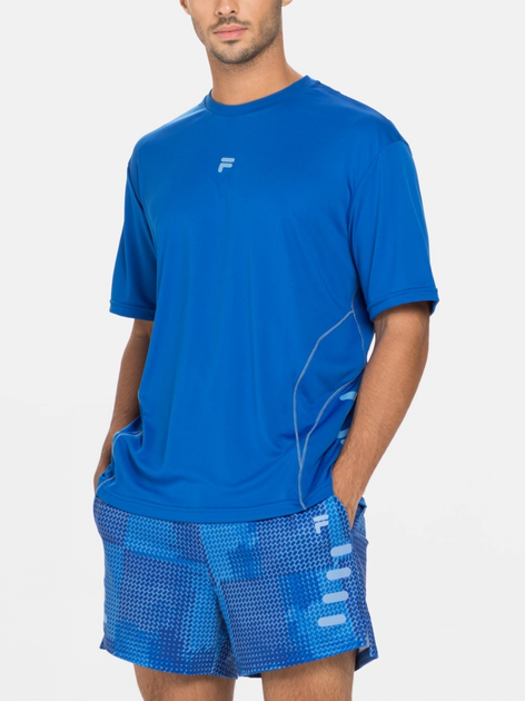 Спортивна футболка чоловіча Fila FAM0281-50031 XL Синя (4064556418036) - зображення 1