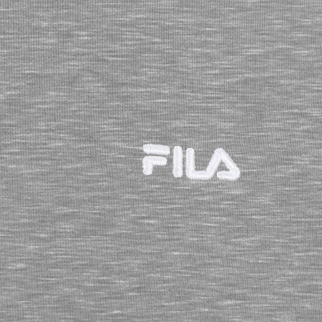 Bluza męska z kapturem elegancka Fila FAM0341-80000 XL Jasnoszary melanż (4064556396846) - obraz 5