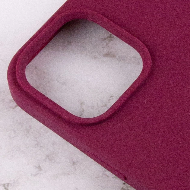 Чохол на Apple iPhone 14 Plus / для айфон 14 плюс силікон АА Бордовий / Maroon - зображення 4