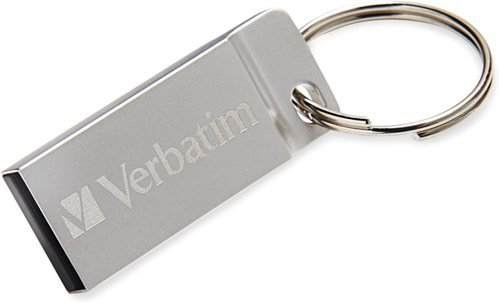 Флеш пам'ять USB Verbatim Metal Executive 32GB USB 2.0 Silver (23942987499) - зображення 3
