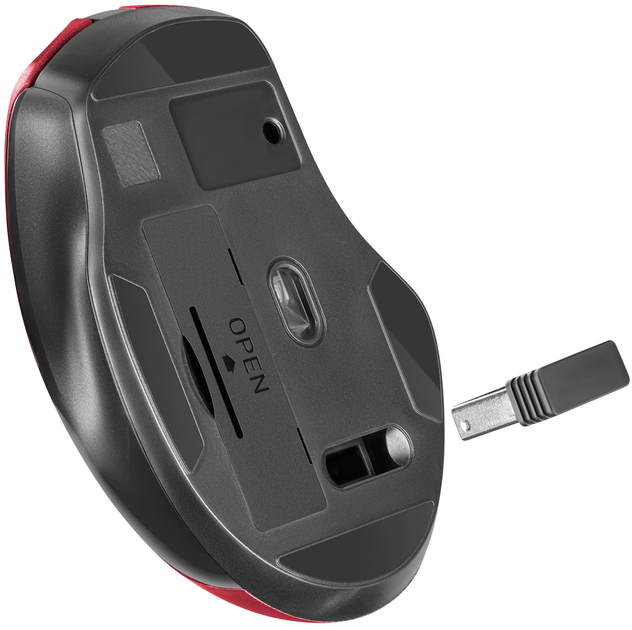 Mysz Defender Prime MB-053 Wireless Red (4745090821819) - obraz 6