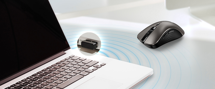 Mysz Genius Ergo 8100S Wireless Champagne (31030040402) - obraz 6
