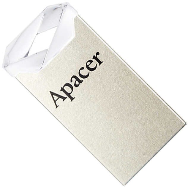 Флеш пам'ять USB Apacer AH111 64GB USB 2.0 Crystal (AP64GAH111CR-1) - зображення 1