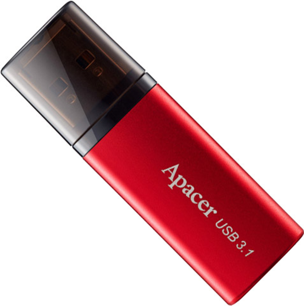 Флеш пам'ять USB Apacer AH25B 64GB USB 3.1 Red (AP64GAH25BR-1) - зображення 1