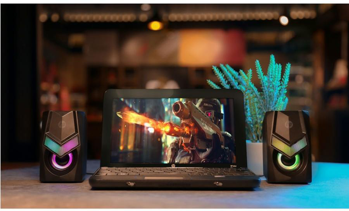 System dźwiękowy HP DHE-6000 LED RGB Czarny - obraz 7