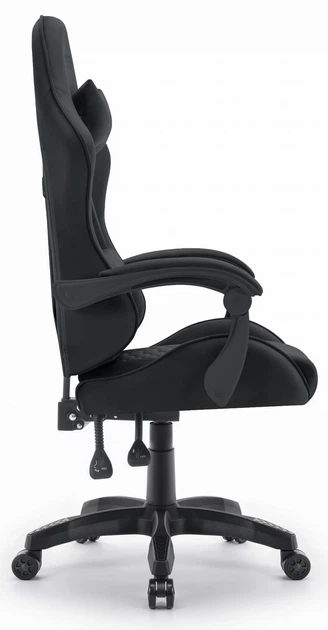 Комп'ютерне крісло Hell's HC-1000 Black (тканина) - зображення 8