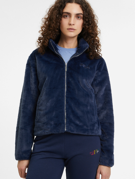 Толстовка на блискавці без капюшона жіноча Fila FAW0544-50004 M Синя від Rozetka на платформі USKIDKA Акція на Толстовка на блискавці без капюшона жіноча Fila FAW0544-50004 M Синя від Rozetka