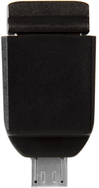 Флеш пам'ять USB Verbatim OTG USB 16GB Black (23942498216) - зображення 4