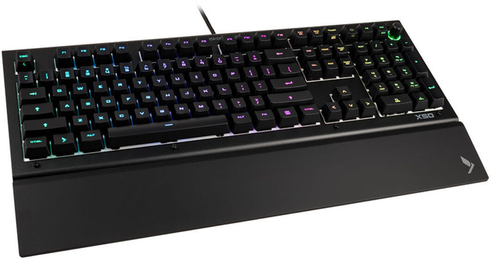 Клавіатура дротова Das Keyboard X50Q Gamma Zulu Black (DKGKX50P0GZS0UUX-USEU) - зображення 2