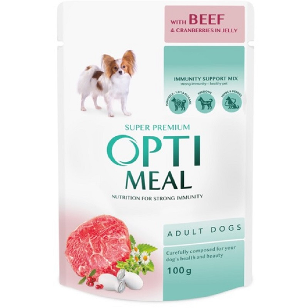 Корм для собак Adult Dogs Beef and Cranberry jelly с говядиной и ...