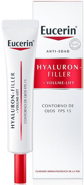 Krem do skóry wokół oczu Eucerin Hyaluron Filler Lifting SPF 15 15 ml (4005800327568) - obraz 1