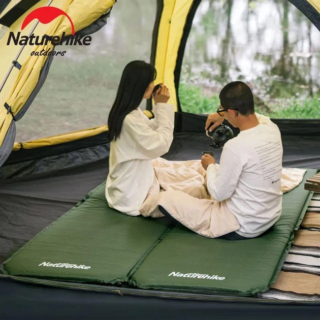 Матрас самонадувной Naturehike NH20DZ003 темно-зеленый 200x63x5 см 1.85 кг (NH20DZ003) - изображение 10
