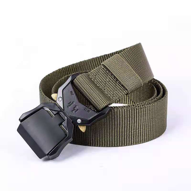 Тактичний пояс CSJ Military Belt - Green - изображение 1