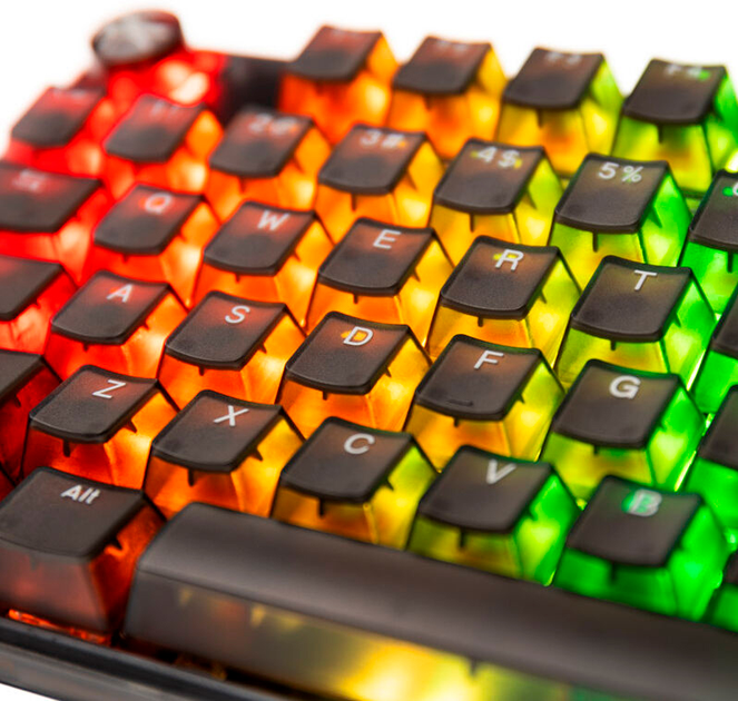 Klawiatura przewodowa Ducky One 3 TKL RGB LED MX Blue USB Aura Black (100043029) - obraz 3