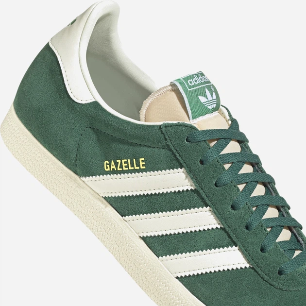 Sneakersy męskie zamszowe do kostki adidas Originals Gazelle GY7338 43 (UK 10) Zielone (4066748511808) - obraz 17