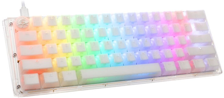 Клавіатура дротова Ducky One 3 Mini Cherry MX Brown USB Aura White (100043056) - зображення 2