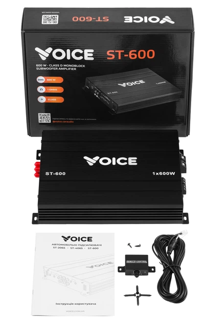 1-канальний підсилювач Voice ST-600 – фото, відгуки