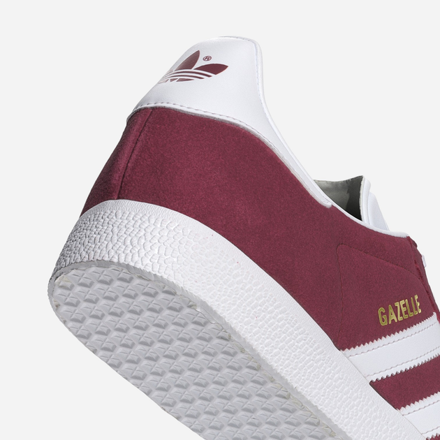 Sneakersy męskie zamszowe do kostki adidas Originals Gazelle B41645 43.5 (UK 9) Bordowe (4059811862402) - obraz 9