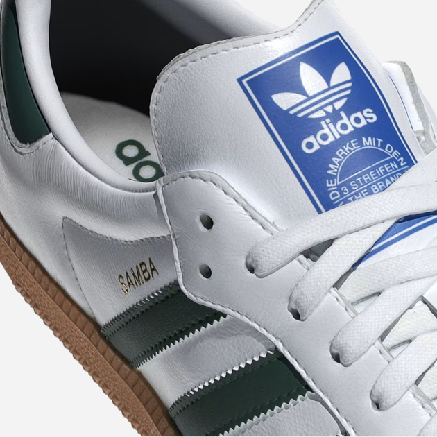 Sneakersy damskie skórzane adidas Originals Samba OG Collegiate IE3437 38.5 (5.5UK) Białe (4067886949201) - obraz 5