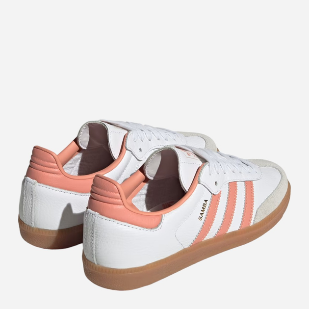 Жіночі кеди низькі adidas Originals Samba OG IG5932 35.5 (3UK) Білі (4066762355648) - зображення 4