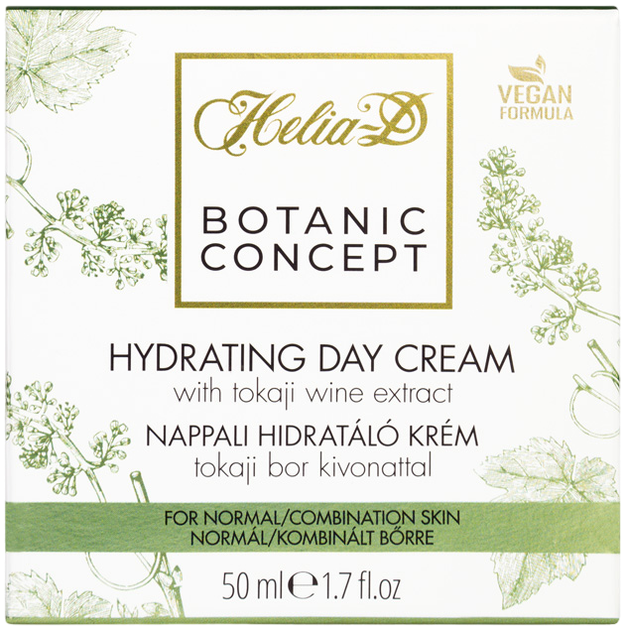 Крем зволожуючий денний Helia-D Botanic Concept для нормальної та комбінованої шкіри 50 мл (5999569020183) - зображення 3