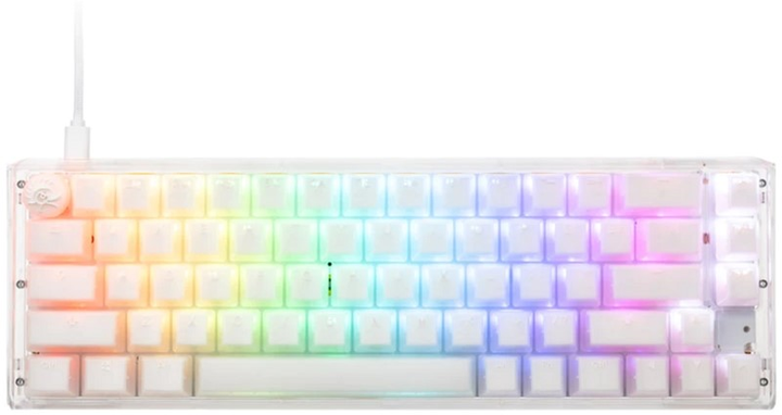 Клавіатура дротова Ducky One 3 SF RGB LED Kailh Box Jellyfish Y USB Aura White (100043047) - зображення 1