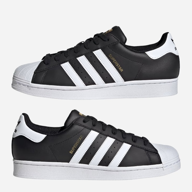 Чоловічі кеди низькі adidas Originals Superstar ID4636 (8UK) 42 Чорні (4066756400804) - зображення 5