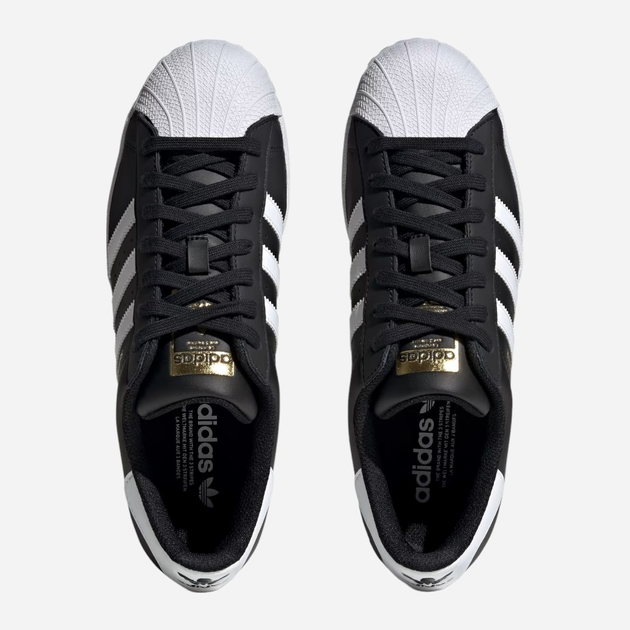 Чоловічі кеди низькі adidas Originals Superstar ID4636 (9UK) 43.5 Чорні (4066756396985) - зображення 6