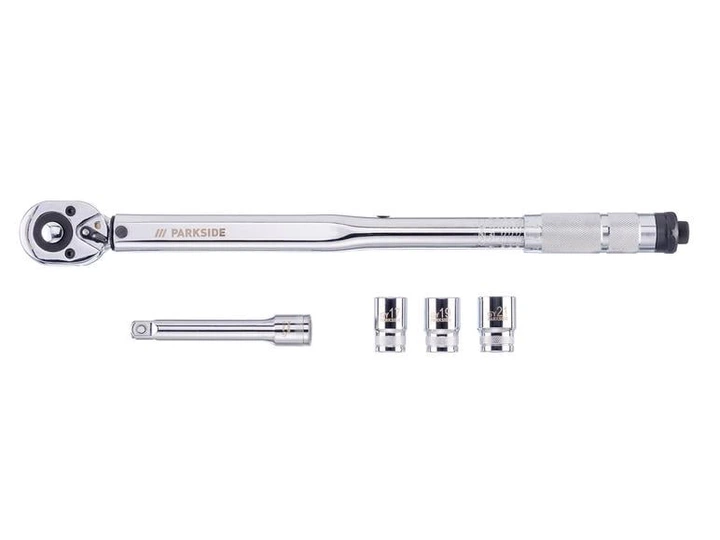 Ключ динамометрический 1/2" 80-210Nm Parkside колесный ключ - изображение 2