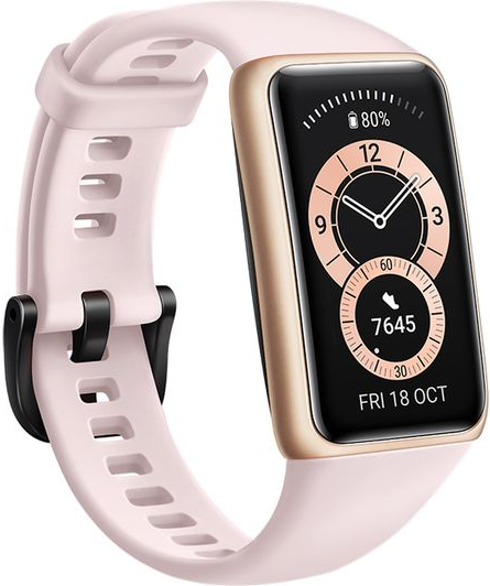 Смарт-годинник Huawei Band 6 FRA-B19 1.47" / Bluetooth / Вологозахист 5 ATM / Sakura Pink (55026638) Б/В - зображення 2