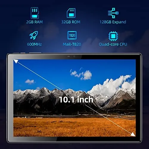 Планшет 10.1" BYYBUO SmartPad A10 2/32Gb 4 ядра Android 11 5000 mAh Сірий - зображення 2