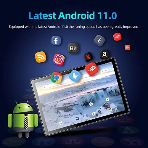 Планшет 10.1" BYYBUO SmartPad A10 2/32Gb 4 ядра Android 11 5000 mAh Сірий - зображення 6