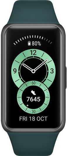 Фітнес-браслет Huawei Band 6 1.47” / Bluetooth 5.0 / Вологозахист 5 ATM / Forest Green (55026634) - Б/В - Фото 2 Фітнес-браслет Huawei Band 6 1.47” / Bluetooth 5.0 / Вологозахист 5 ATM / Forest Green (55026634) - Б/В - зображення 2