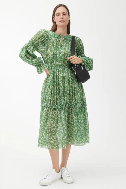 Плаття жіноче ARKET gathered lyocell dress 42 - Фото 1 Плаття жіноче ARKET gathered lyocell dress 42 - зображення 1