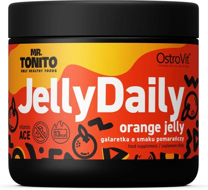 Желе OstroVit Mr. Tonito Jelly Daily Orange 350 г (5903246226997) - зображення 1