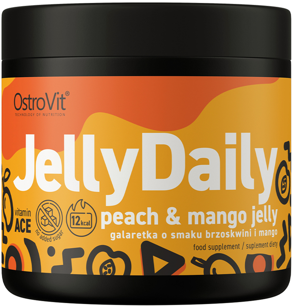 Galaretka OstroVit Mr. Tonito Jelly Daily Peach & Mango 350 g (5903246227017) - obraz 1